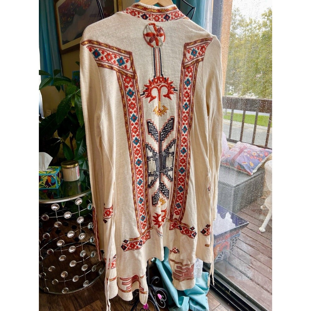 Johnny Was Biya Embroidered Cardigan Jacket Size S Fits To L Really Beautiful!